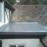 Fibreglass flat roofing installation in Dublin