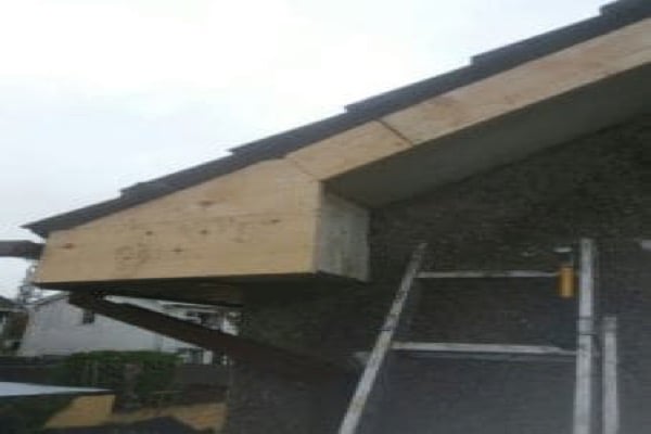 After Rotted pvc Fascia and soffit Dublin