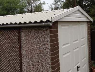 corrugated shed roofing